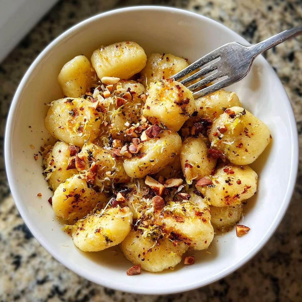 Gnocchi mit Rosenkohl und Haselnüssen