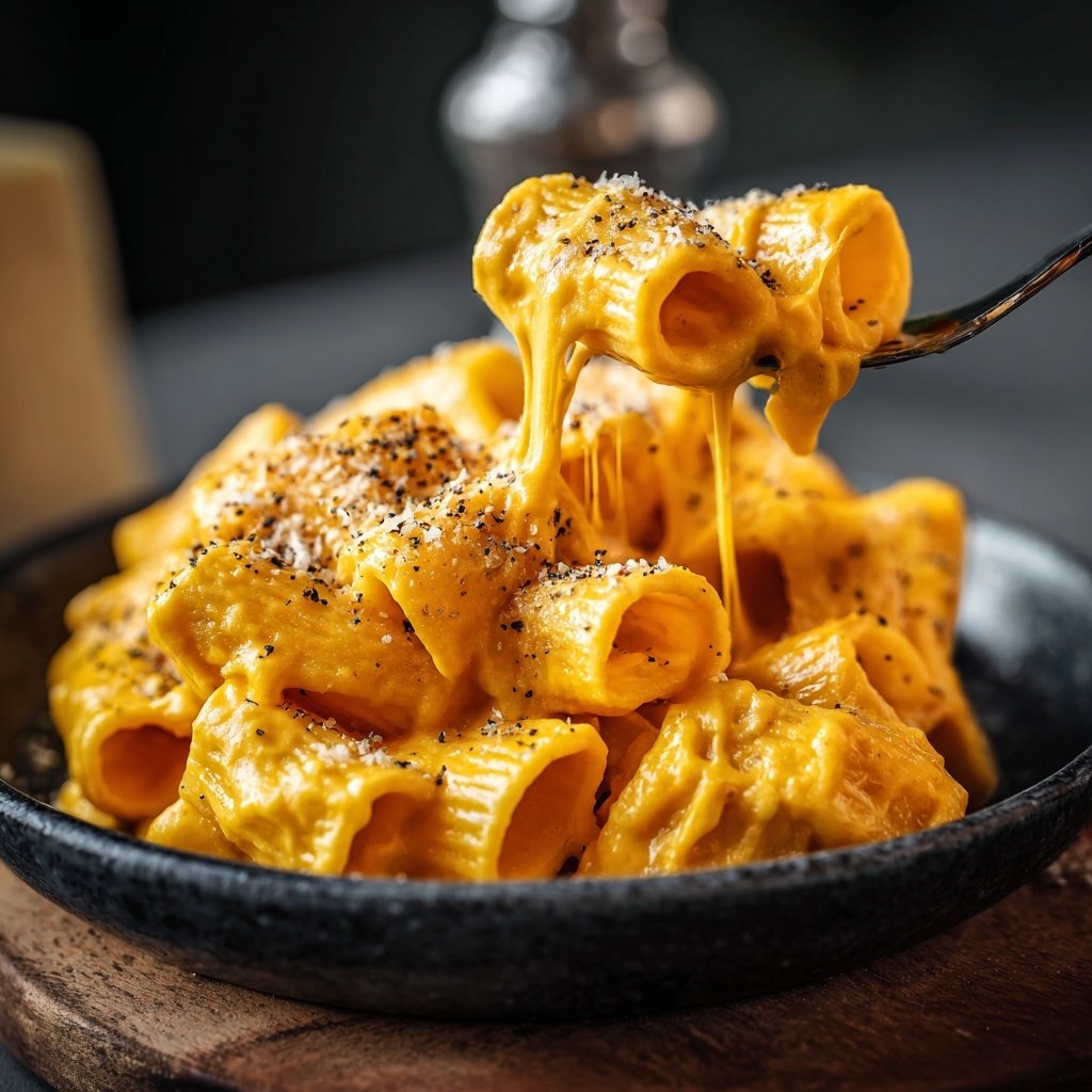 Rigatoni mit Kürbiscreme