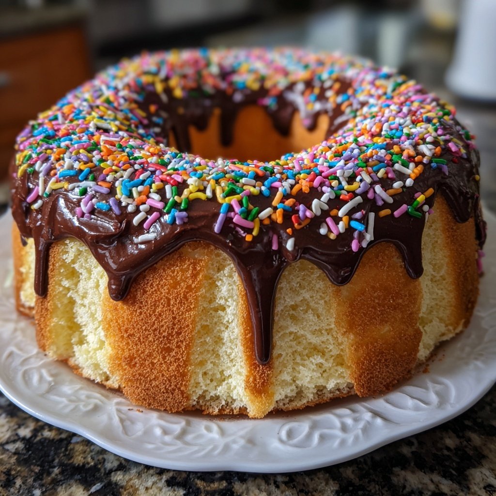 Geburtstagskuchen mit Schokosahne
