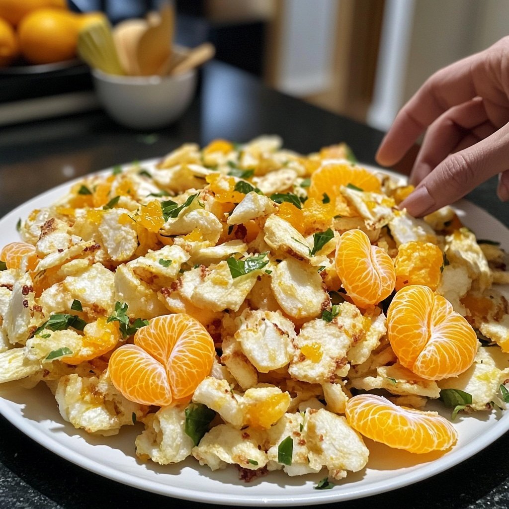 Chinakohl-Salat mit Mandarinen