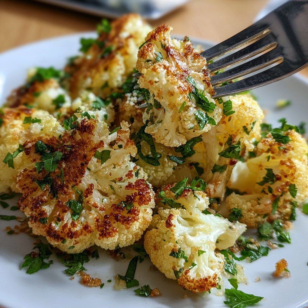 Blumenkohl mit Petersilie