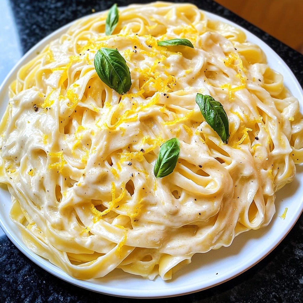Tagliatelle mit Zitronensauce