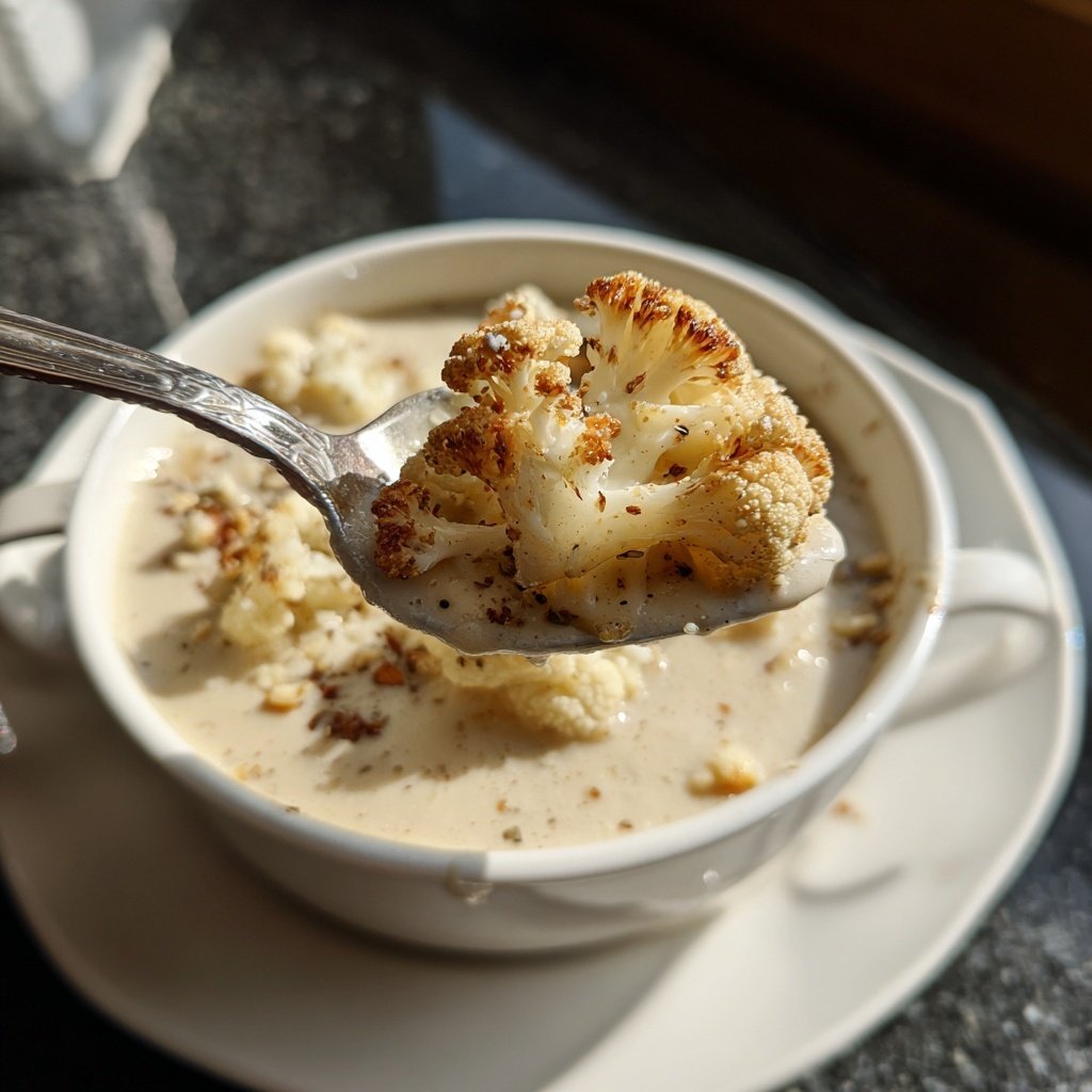 Blumenkohlsuppe mit Muskat