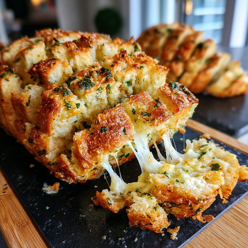 Zupfbrot Mit Schmand Dip