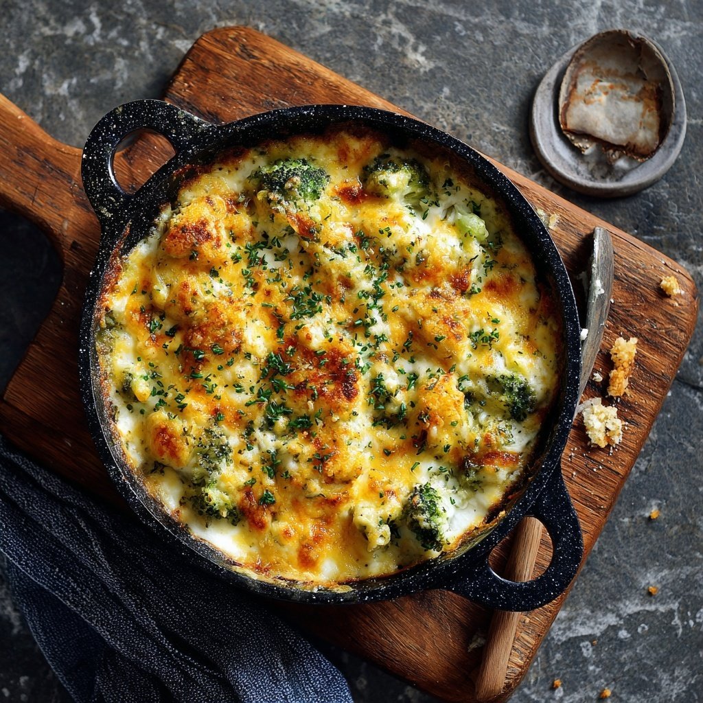 Brokkoli Auflauf Mit Frischkäse