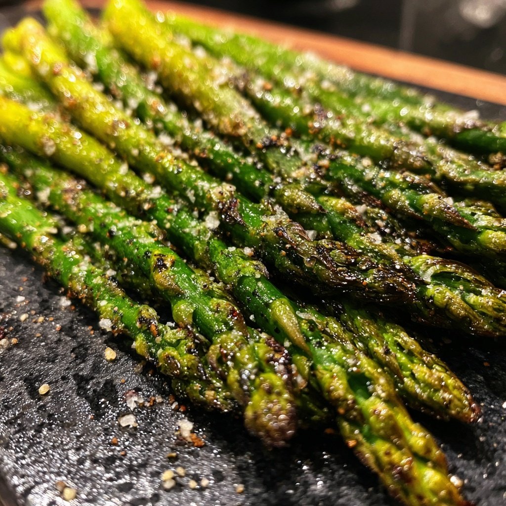 Gegrillte Spargel Stangen