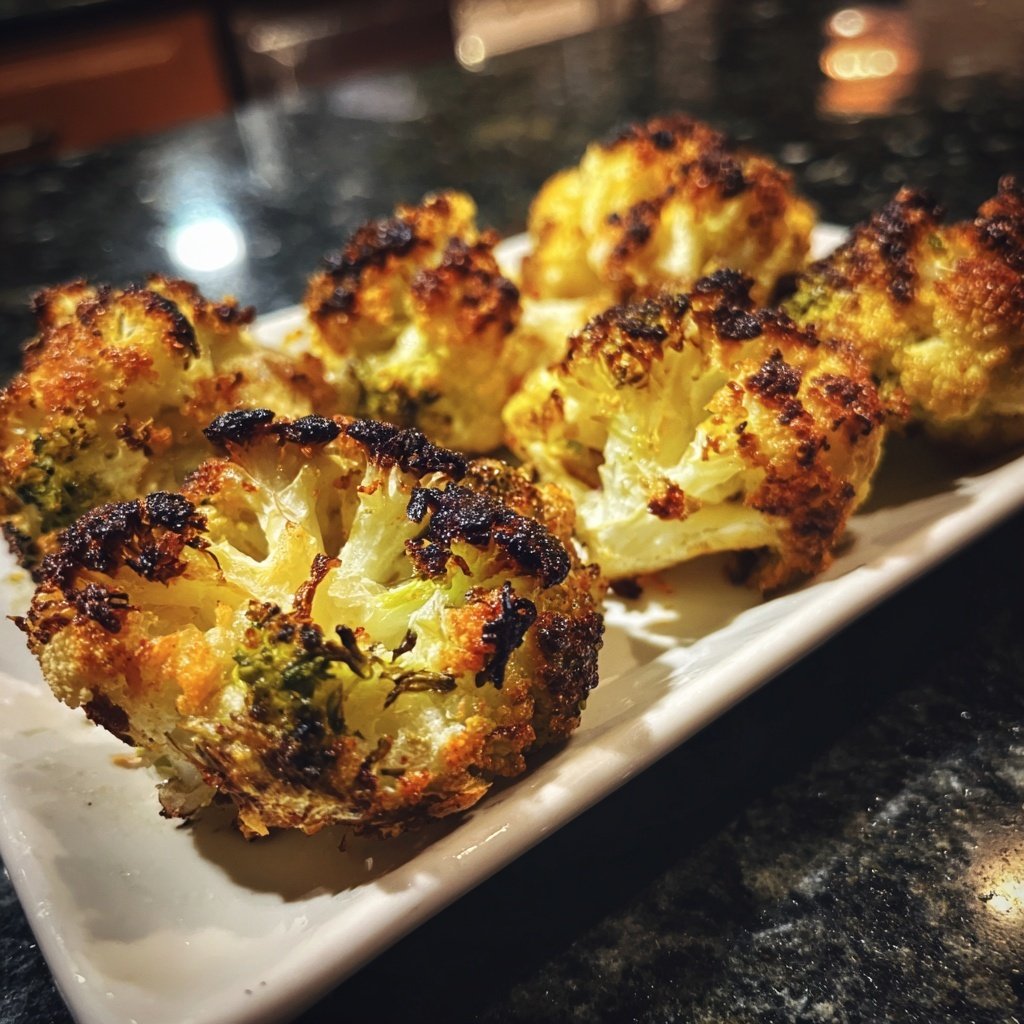 Blumenkohl knusprig aus dem Backofen